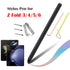 Stylus pen for Z Fold 3 4 5 6 Samsung compatible black active stylus with replacement tips and clip