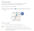 Instructions connecting Samsung Galaxy Tab S8 S Pen Bluetooth showing touchscreen steps to enable S Pen suspension operation
