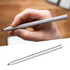 Slim silver stylus held in hand for drawing and note taking HP Chromebook compatible stylus from Stylusshop