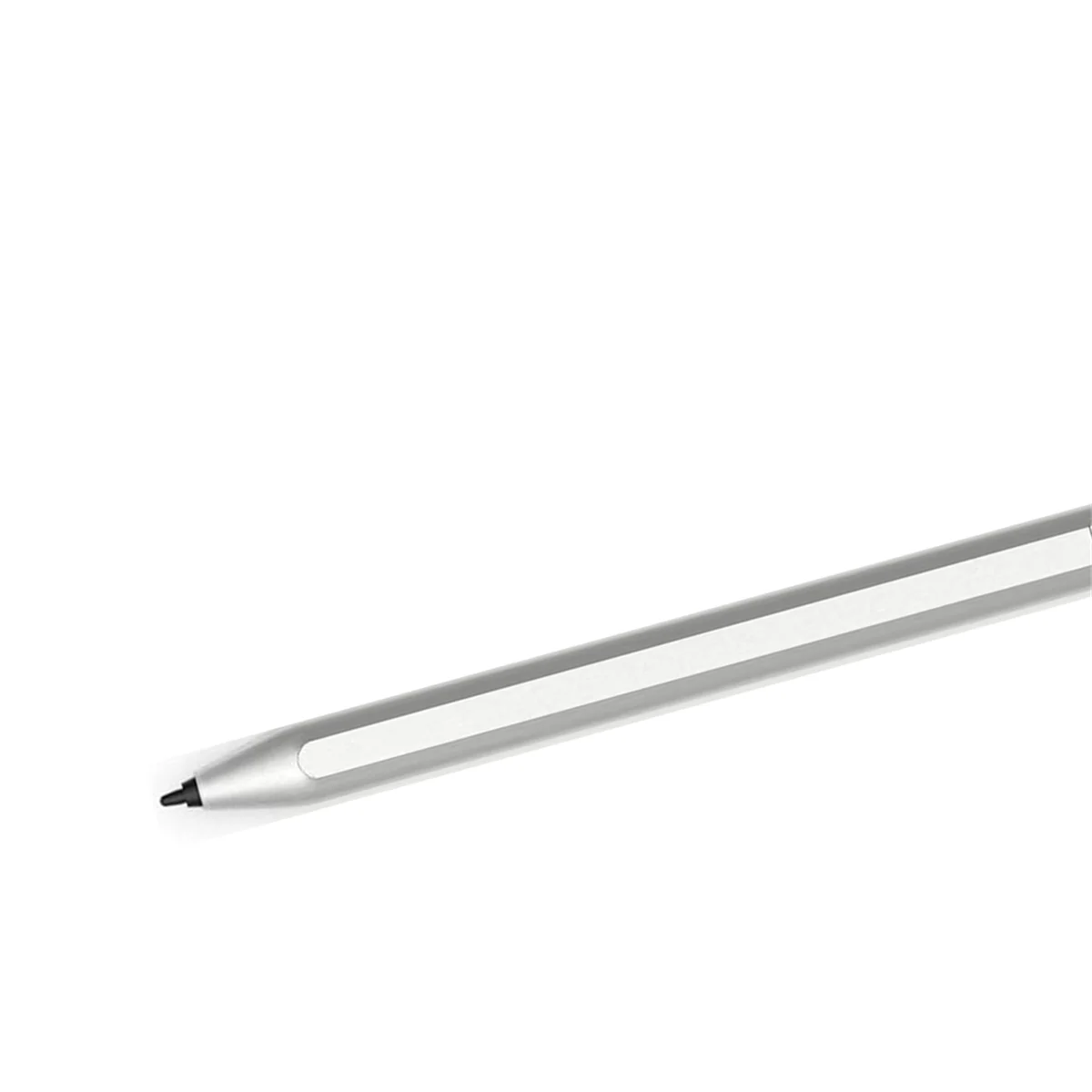 Silver aluminum HP Chromebook compatible stylus with fine precision tip for note taking and drawing